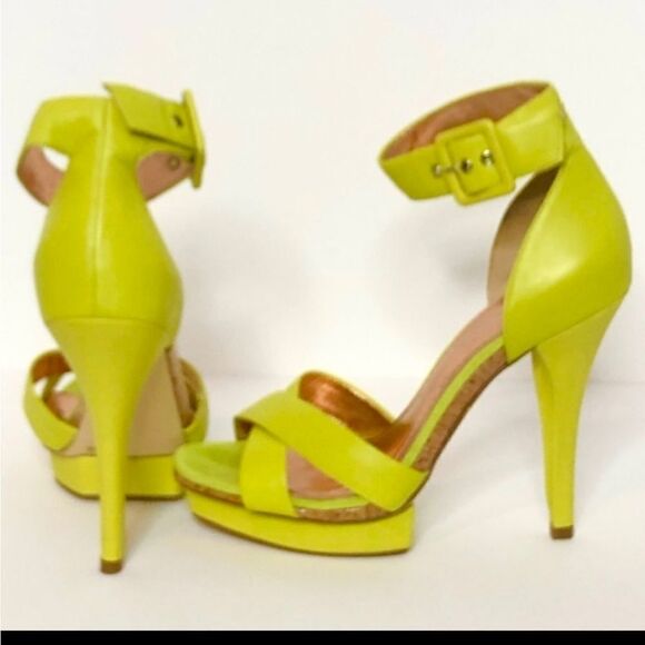 BCBGeneration Lime Heels in Box worn once. - Picture 2 of 16